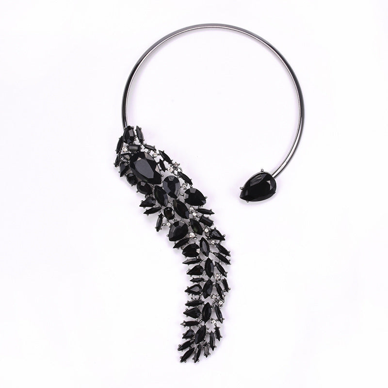 Luxury Full Diamond Flower Necklace