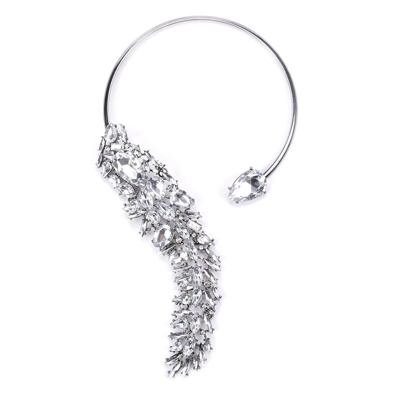 Luxury Full Diamond Flower Necklace