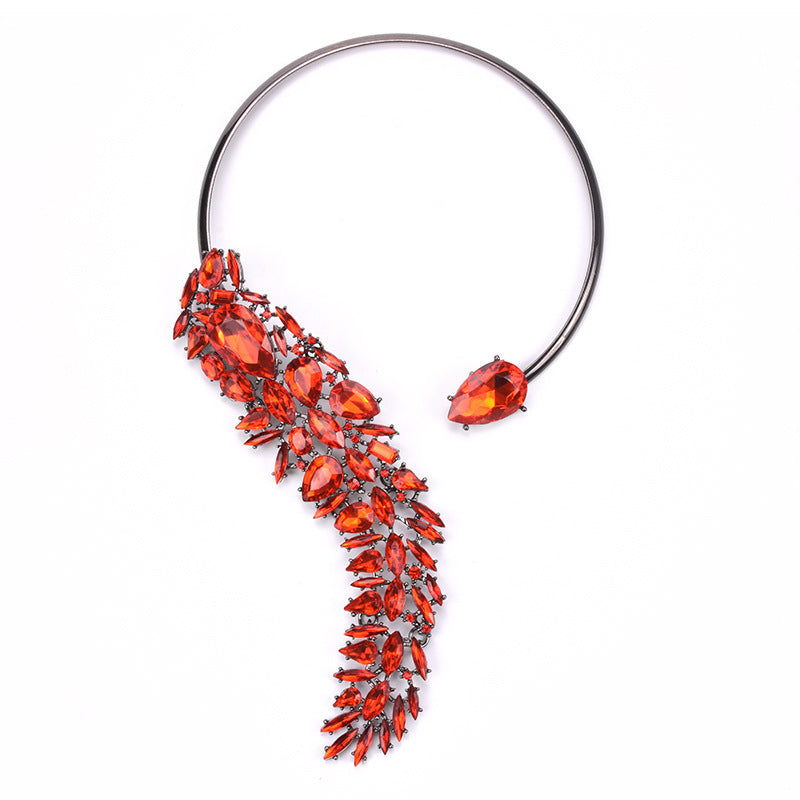Luxury Full Diamond Flower Necklace