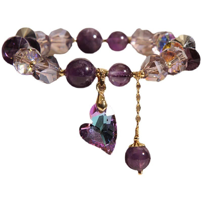 Purple Heart Crystal eterna luxe gem bracelet