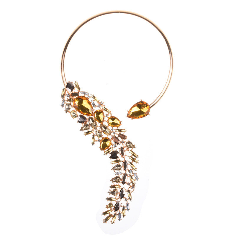 Luxury Full Diamond Flower Necklace