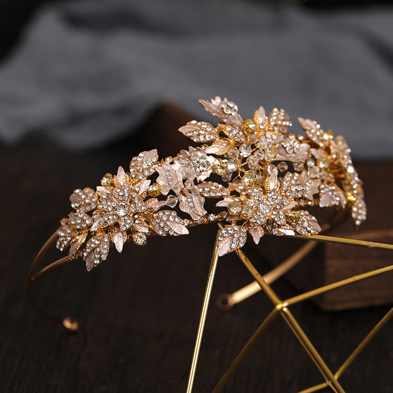 Luxury Gold Crystal Headwear Rhinestone